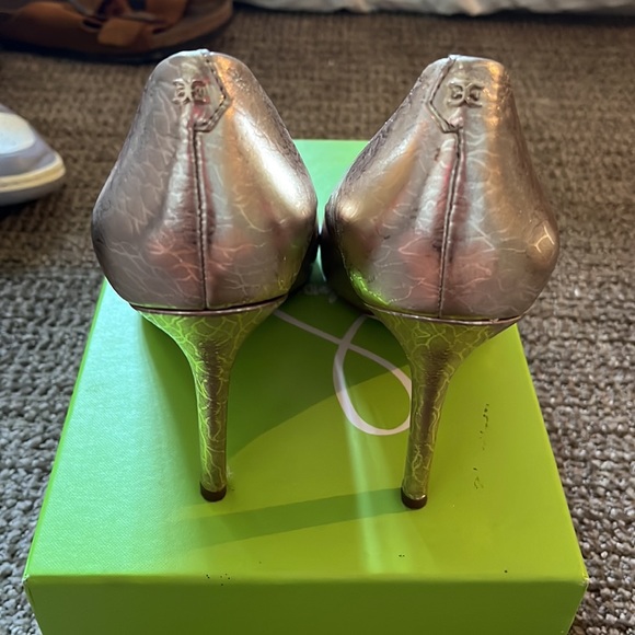 Hazel Gild Crack Sam Edelman stiletto heel - Picture 4 of 8